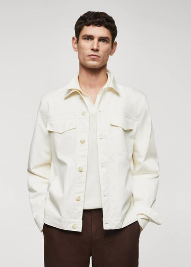 Pocketed cotton jacket